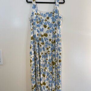 Joie Blue and‎ Green Floral Dress
